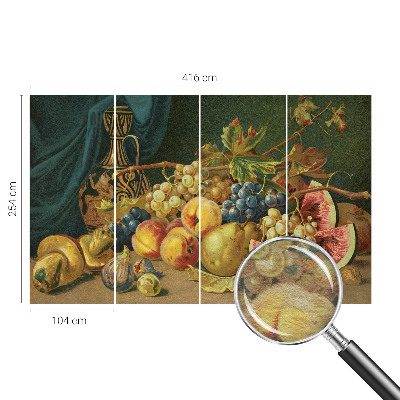 Tapeta fotograficzna fizelinowa z motywem w owocowym stylu