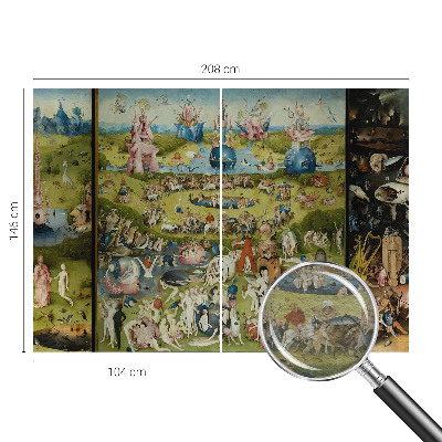 Nowoczesna fototapeta do salonu Tajemniczy ogród