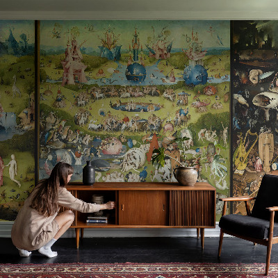 Nowoczesna fototapeta do salonu Tajemniczy ogród