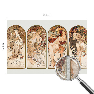 Fototapeta fizelinowa z nadrukiem Kobiece pory