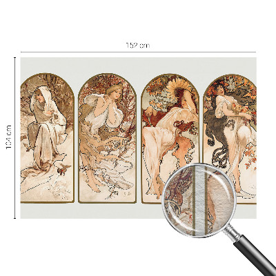 Fototapeta fizelinowa z nadrukiem Kobiece pory