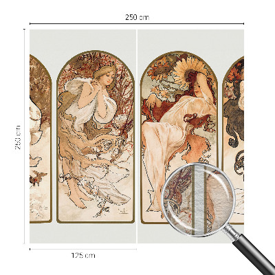 Fototapeta fizelinowa z nadrukiem Kobiece pory