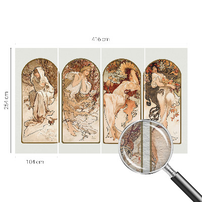 Fototapeta fizelinowa z nadrukiem Kobiece pory