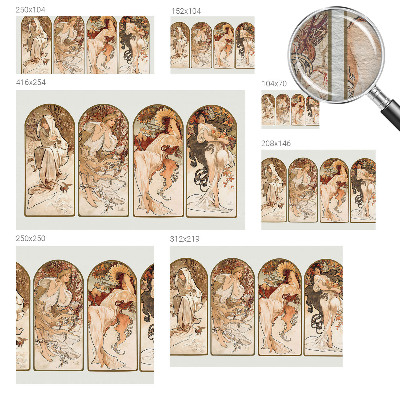 Fototapeta fizelinowa z nadrukiem Kobiece pory