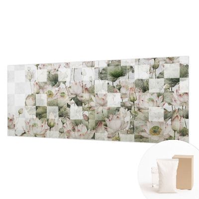 Nowoczesna fototapeta do salonu Nowoczesna fototapeta do salonu Lotosowe wzory