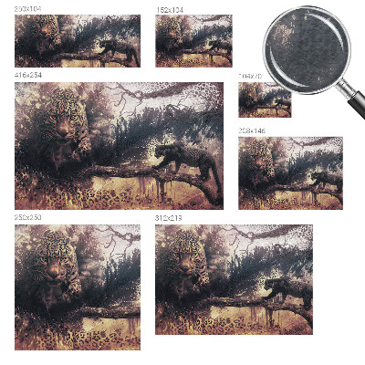 Dekoracyjna fototapeta na ścianę Leśny motyw