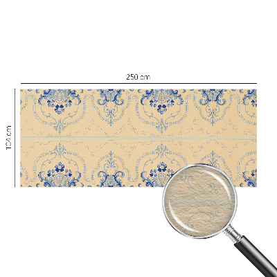 Fototapeta na ścianę z motywem niebieskich ornamentów