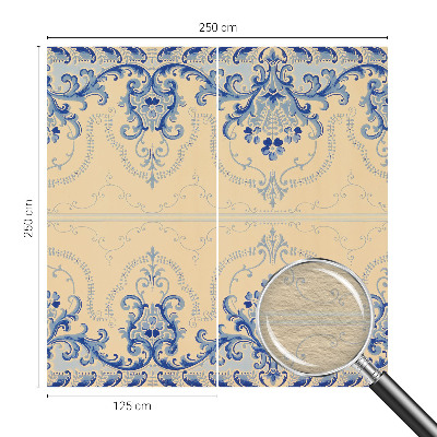 Fototapeta na ścianę Niebieskie ornamenty