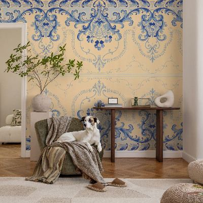 Fototapeta na ścianę Niebieskie ornamenty