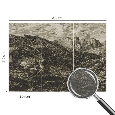 Tapeta fotograficzna Górska podróż