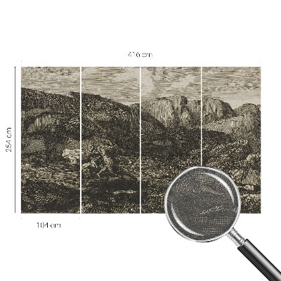 Tapeta fotograficzna Górska podróż