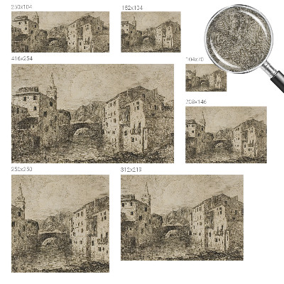 Tapeta fotograficzna fizelinowa Tapeta fotograficzna fizelinowa Miejska panorama