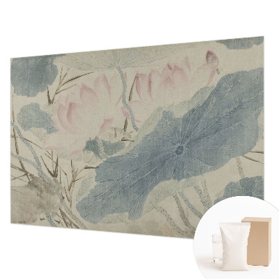 Nowoczesna fototapeta do salonu Nowoczesna fototapeta do salonu Lotos liście