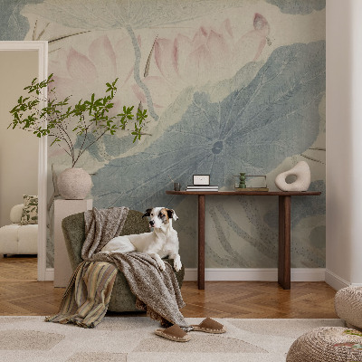 Nowoczesna fototapeta do salonu Nowoczesna fototapeta do salonu Lotos liście