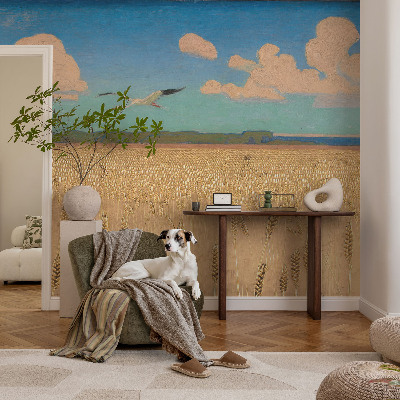 Fototapeta fizelinowa do sypialni Fototapeta fizelinowa do sypialni Pszeniczne pole