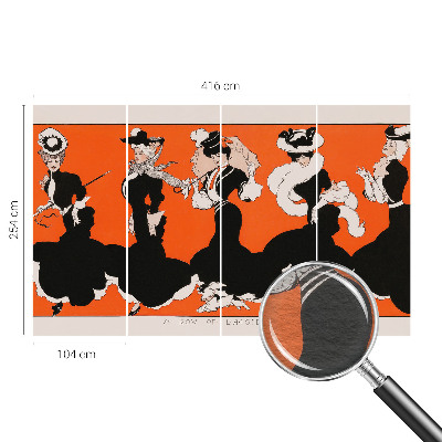 Dekoracyjna fototapeta na ścianę Kobiece stroje