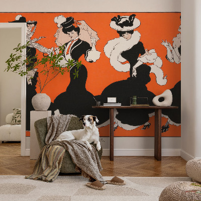 Dekoracyjna fototapeta na ścianę Kobiece stroje