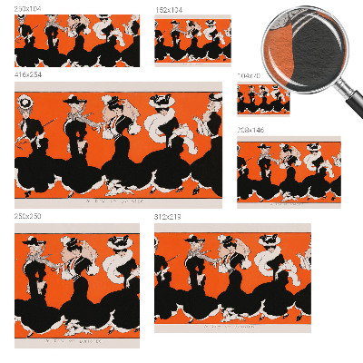 Dekoracyjna fototapeta na ścianę Kobiece stroje