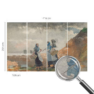 Fototapeta fizelinowa z nadrukiem Fototapeta fizelinowa z nadrukiem Pogodne wybrzeże