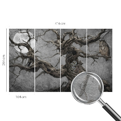 Tapeta fotograficzna Tajemnicza sowa