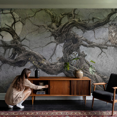 Tapeta fotograficzna Tajemnicza sowa