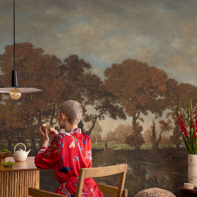 Tapeta fotograficzna fizelinowa Sielankowy pejzaż