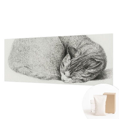 Dekoracyjna fototapeta na ścianę Dekoracyjna fototapeta na ścianę Zwinięty kot