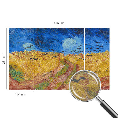 Tapeta fotograficzna Tapeta fotograficzna Pejzaż pola