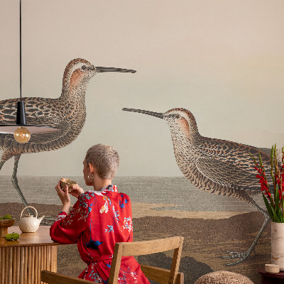 Tapeta fotograficzna fizelinowa Tapeta fotograficzna fizelinowa Ptasie sylwetki