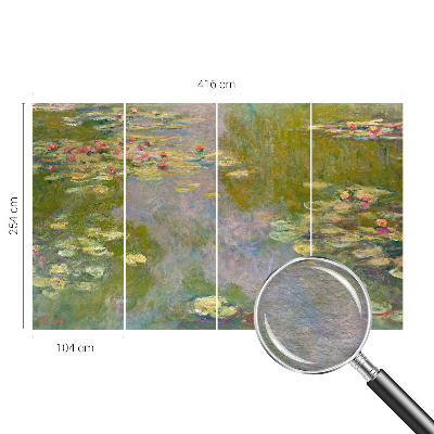 Dekoracyjna fototapeta na ścianę Dekoracyjna fototapeta na ścianę Lilie wodne