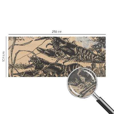 Fototapeta fizelinowa z nadrukiem Raki wodne