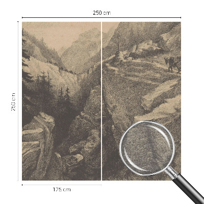 Fototapeta fizelinowa do sypialni Malownicze góry