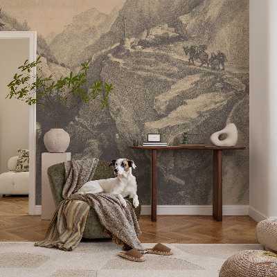 Fototapeta fizelinowa do sypialni Malownicze góry