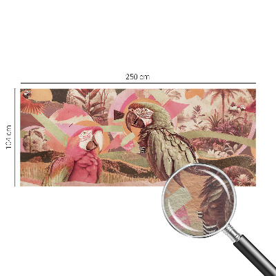 Nowoczesna fototapeta do salonu Tropikalne ptaki