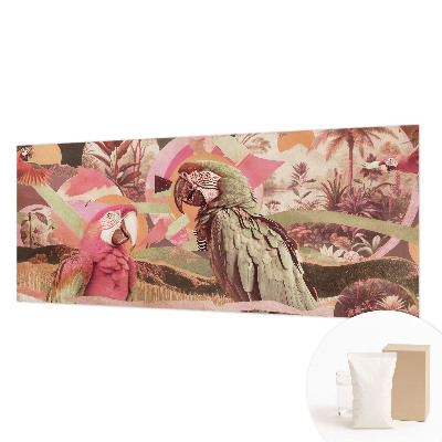 Nowoczesna fototapeta do salonu Tropikalne ptaki