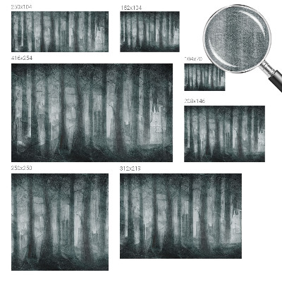 Tapeta fotograficzna Tapeta fotograficzna Tajemniczy las