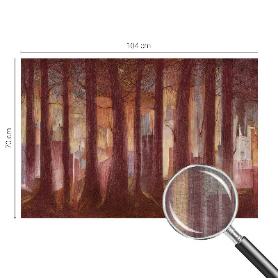 Fototapeta fizelinowa z nadrukiem Tajemniczy pejzaż