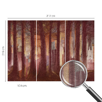 Fototapeta fizelinowa z nadrukiem Tajemniczy pejzaż