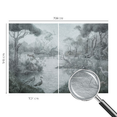 Dekoracyjna fototapeta na ścianę z motywem naturalnej scenerii