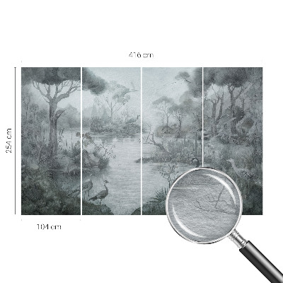Dekoracyjna fototapeta na ścianę z motywem naturalnej scenerii
