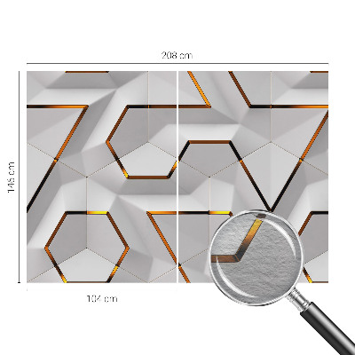 Tapeta fotograficzna fizelinowa z motywem nowoczesnej geometrii