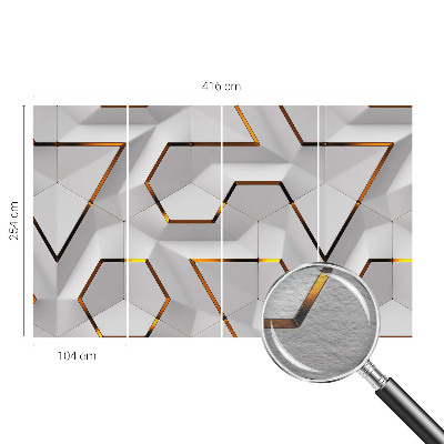 Tapeta fotograficzna fizelinowa z motywem nowoczesnej geometrii