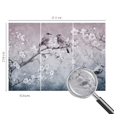 Tapeta fotograficzna fizelinowa z delikatnym motywem natury
