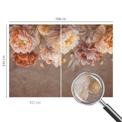 Fototapeta fizelinowa z nadrukiem Fototapeta fizelinowa z nadrukiem Kwiatowa elegancja