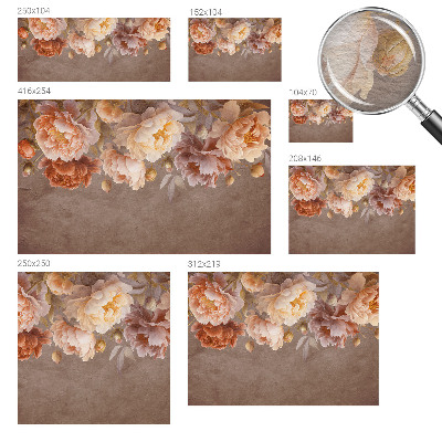 Fototapeta fizelinowa z nadrukiem Fototapeta fizelinowa z nadrukiem Kwiatowa elegancja