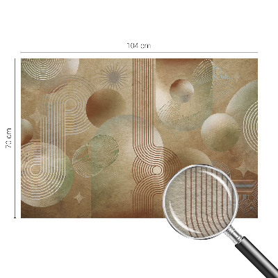 Nowoczesna fototapeta do salonu Nowoczesna fototapeta do salonu Geometryczny wzór