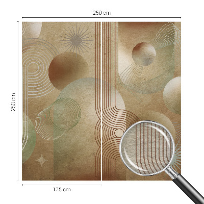 Nowoczesna fototapeta do salonu Nowoczesna fototapeta do salonu Geometryczny wzór