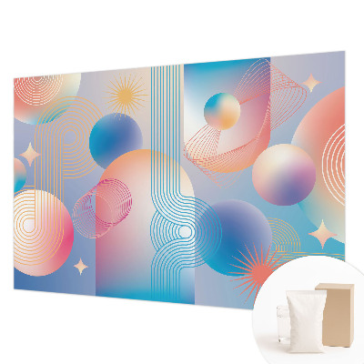 Fototapeta fizelinowa z nadrukiem Kolorowa abstrakcja