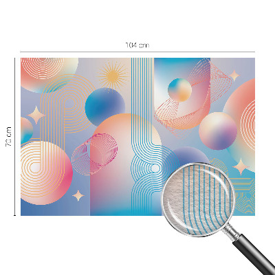 Fototapeta fizelinowa z nadrukiem Fototapeta fizelinowa z nadrukiem Kolorowa abstrakcja