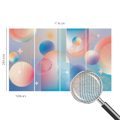 Fototapeta fizelinowa z nadrukiem Fototapeta fizelinowa z nadrukiem Kolorowa abstrakcja